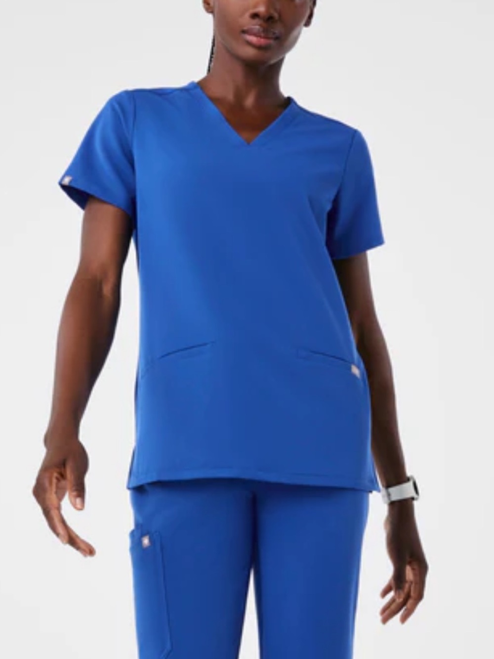 Figs Scrub Set Winning Blue Casma Top (XS) Zamora Joggers (XSP)